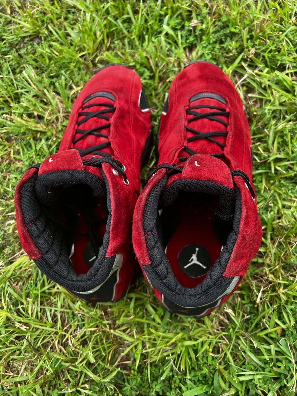CLEAN Air Jordan 21 XXI size 12 Mens 2006 Red Suede shoes